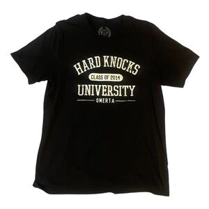 Omerta Hard Knocks University Men’s XL Black T-Shirt